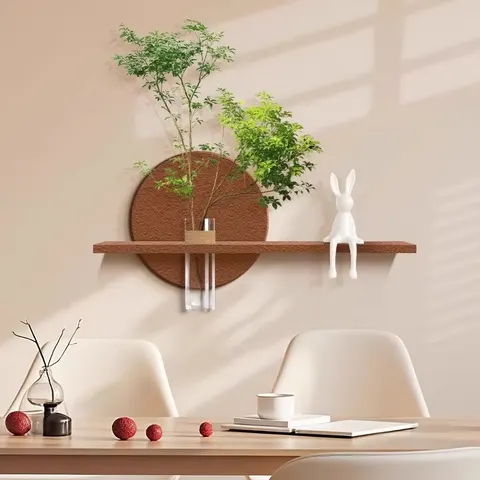 植物 单幅 装饰画 新中式 玄关背景墙挂画 砂岩浮雕