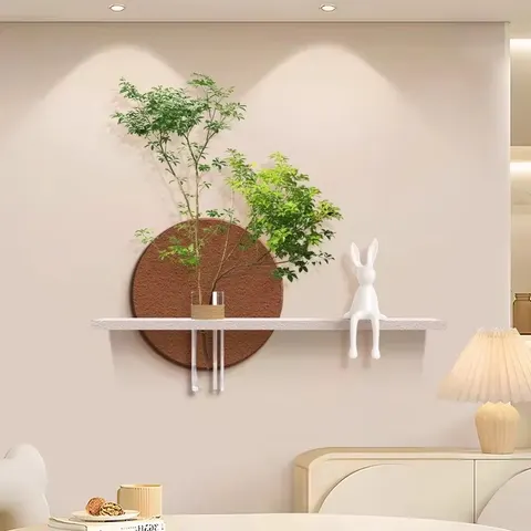 植物 单幅 装饰画 新中式 玄关背景墙挂画 砂岩浮雕