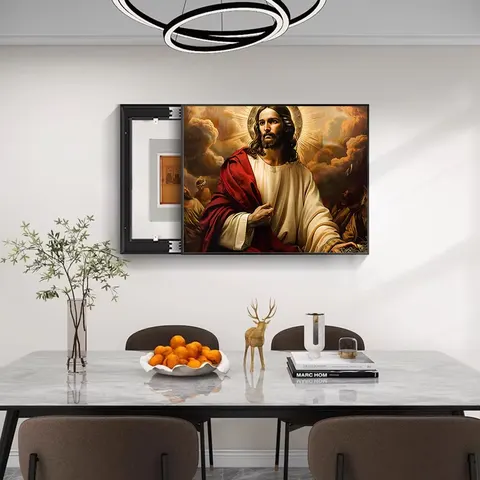 Christianity Jesus Art Electric Box Cover Home Decoration Paintings Factory Wholesale Customization Art Wall Paintings