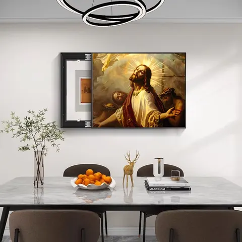 Christianity Jesus Art Electric Box Cover Home Decoration Paintings Factory Wholesale Customization Art Wall Paintings