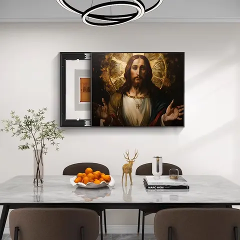 Christianity Jesus Art Electric Box Cover Home Decoration Paintings Factory Wholesale Customization Art Wall Paintings