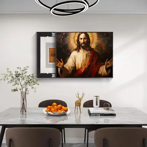 Christianity Jesus Art Electric Box Cover Home Decoration Paintings Factory Wholesale Customization Art Wall Paintings