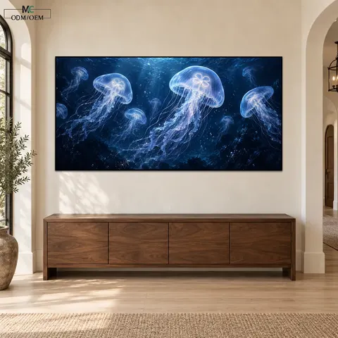 Collection Horizontal Coastal Canvas Print Sofa Background Home Decorative Painting Artwork Factory Direct Sale