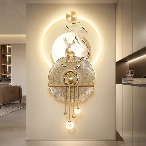 Corridor Background Wall Acrylic LED Painting UV Engraving Three-dimensional Effect Art Home Decor Painting
