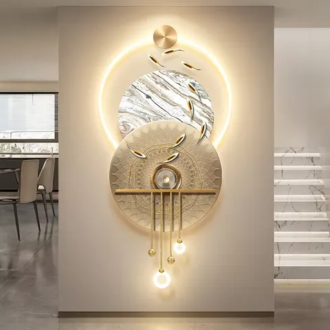 Corridor Background Wall Acrylic LED Painting UV Engraving Three-dimensional Effect Art Home Decor Painting