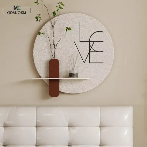 Creamy Style Restaurant Hydroponics Green Plants Wall Murals Stereoscopic Sandstone Background Wall Art Decor Painting