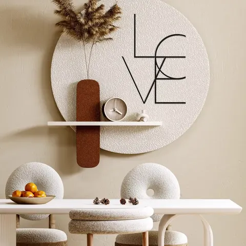 Creamy Style Restaurant Hydroponics Green Plants Wall Murals Stereoscopic Sandstone Background Wall Art Decor Painting