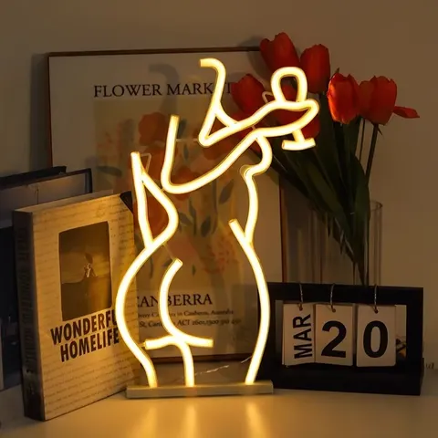 Creative Neon bar Atmosphere Light Cartoon Decoration Decoration Led Gaming Room bar Abstraction Art Decor Light