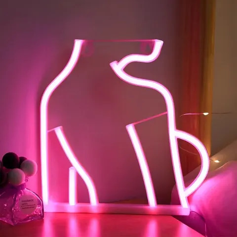 Creative Neon bar Atmosphere Light Cartoon Decoration Decoration Led Gaming Room bar Abstraction Art Decor Light