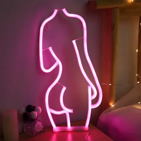 Creative Neon bar Atmosphere Light Cartoon Decoration Decoration Led Gaming Room bar Abstraction Art Decor Light