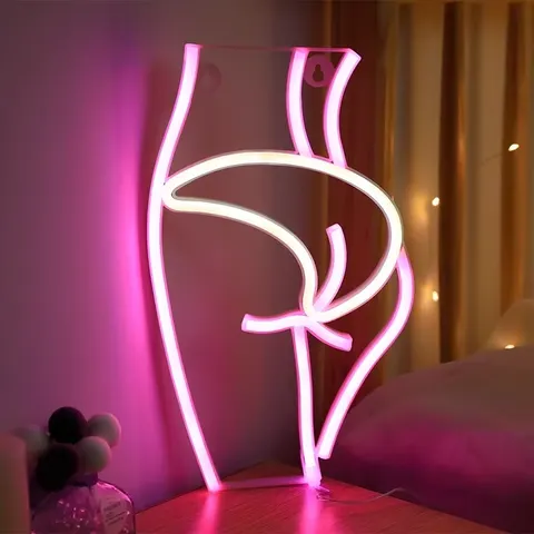 Creative Neon bar Atmosphere Light Cartoon Decoration Decoration Led Gaming Room bar Abstraction Art Decor Light