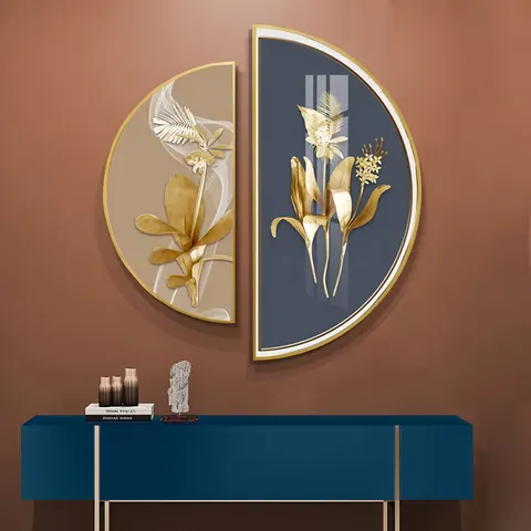 抽象 单幅 装饰画 现代简约 玄关背景墙挂画 晶瓷画