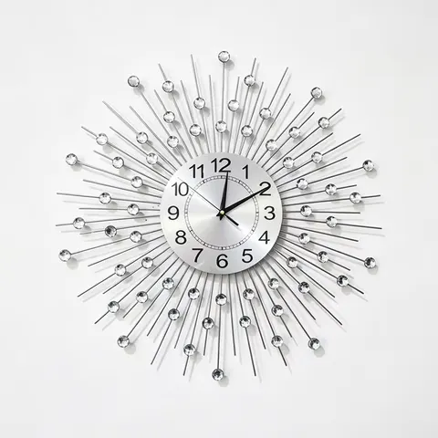 Creativity Art Decoration Wall Clock Starry Sky Living Room Alarm Clock Nordic Region Simplicity Mute Wall Clock