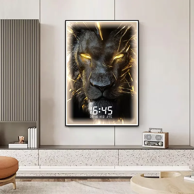Creativity Digital Lights Home Decor Painting Living Room Corridor Background Wall Glowed LED Painting