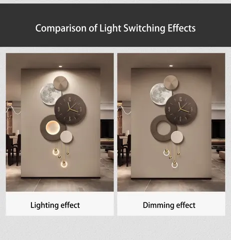 Creativity Metal Hanging Piece Sandstone Art Decor Painting Corridor Background Wall Acrylic LED Painting