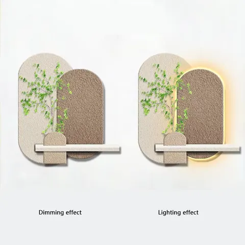 植物 单幅 装饰画 现代简约 客厅背景墙挂画 砂岩浮雕