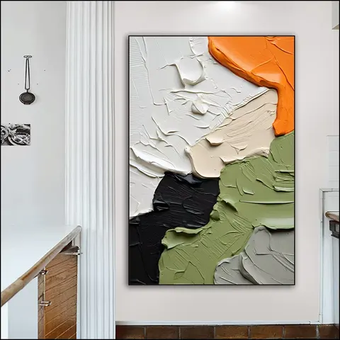 Creativity Texture Living Room Art Home Decor Painting Corridor Background Wall Crystal Porcelain Paintings and Canvas Paintings