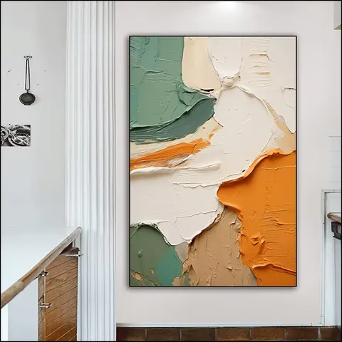 抽象 单幅 装饰画 现代简约 玄关背景墙挂画 晶瓷画