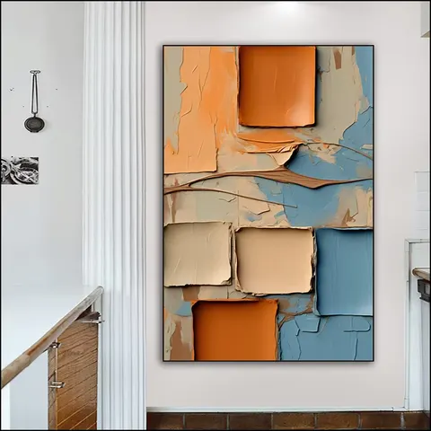 抽象 单幅 装饰画 现代简约 玄关背景墙挂画 晶瓷画