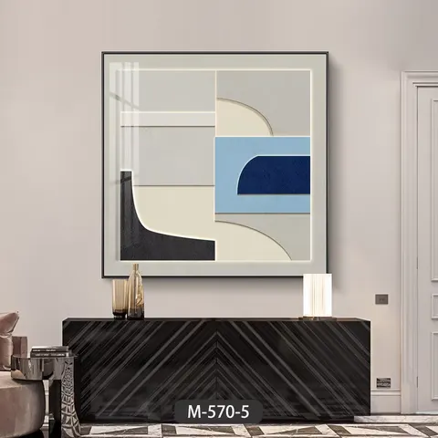 Custom Living Room Sofa Background Wall Decoration Painting 3d Three-dimensional Hanging Painting Relief Sandstone Texture Mural