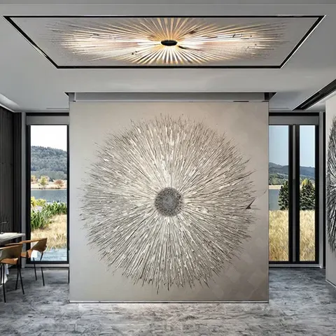 Custom Modern Abstract Canvas Wall Art Paintings Digital Printing Watercolor on Paper for Hotels