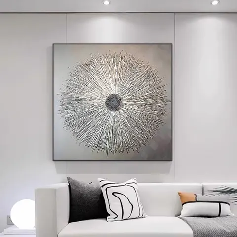 Custom Modern Abstract Canvas Wall Art Paintings Digital Printing Watercolor on Paper for Hotels