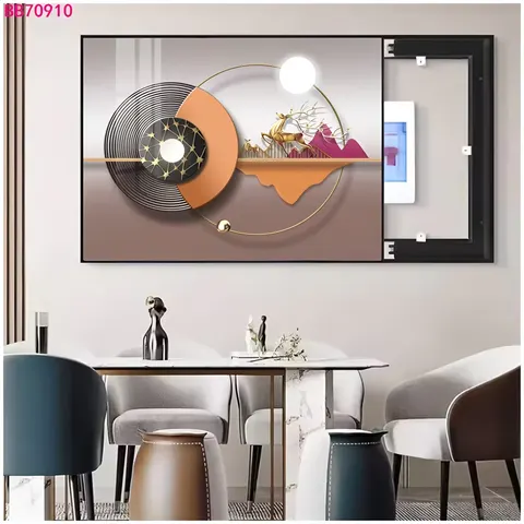 抽象 单幅 装饰画 现代简约 客厅背景墙挂画 晶瓷画