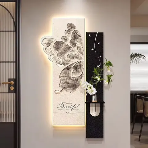 动物 单幅 装饰画 复古怀旧 客厅背景墙挂画 LED带灯画