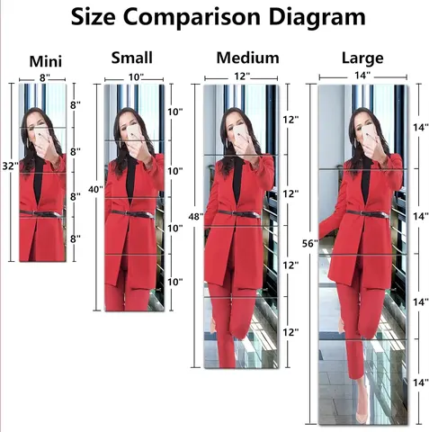 Customizable Diy Acrylic Wall Self-adhesive and Bedroom Bathroom Living Room Splicing Mirror Non Shattering Soft and Room Mirror