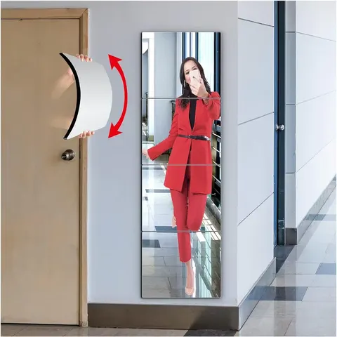 Customizable Diy Acrylic Wall Self-adhesive and Bedroom Bathroom Living Room Splicing Mirror Non Shattering Soft and Room Mirror