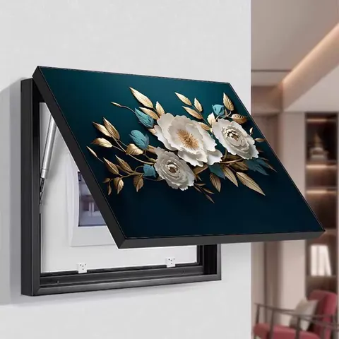 Customizable Electric Box Cover Art Home Decor Painting Restaurant Background Wall Crystal Porcelain Painting