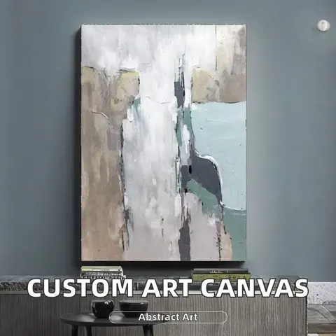 Customization Hand Painting Canvas Art Abstract Canvas Flower Oil Abstract Painting