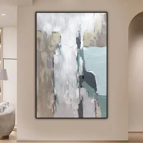 Customization Hand Painting Canvas Art Abstract Canvas Flower Oil Abstract Painting