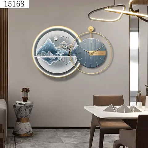 山水 单幅 装饰画 现代简约 餐厅背景墙挂画 晶瓷画