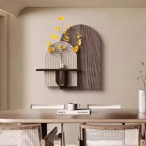 Dining Table Sandstone Shine LED Painting Minimalism Three-dimensional Living Room Art Home Decor Paintings