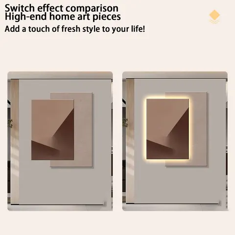 Double-layer Three-dimensional Sandstone Fabric Texture Decorative Painting Restaurant Background Wall LED Decor Paintings