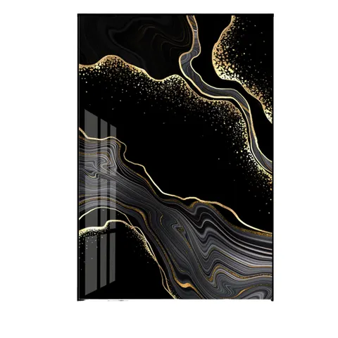 EagerArt Modern Glass & Crystal Wall Art for Living Room Abstract Hotel Art Wedding Occasion Acrylic Printed