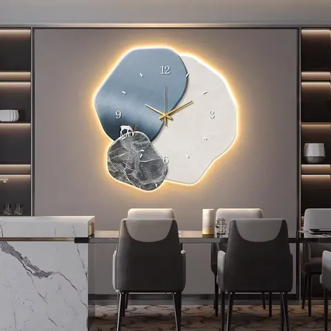 Elk Abstraction Stone Art Home Furnishings Decorative Painting UV Print LED Decor Painting