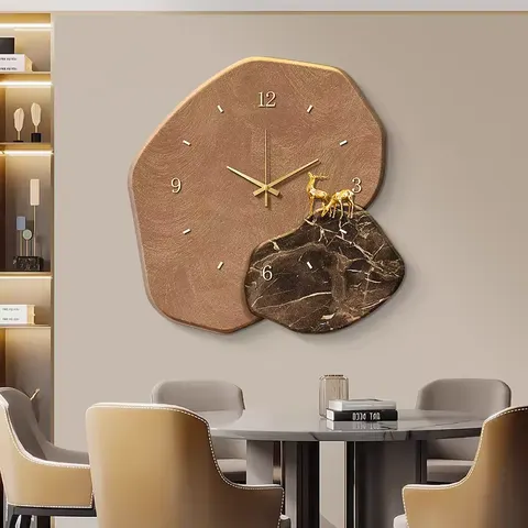 Elk Abstraction Stone Art Home Furnishings Decorative Painting UV Print LED Decor Painting