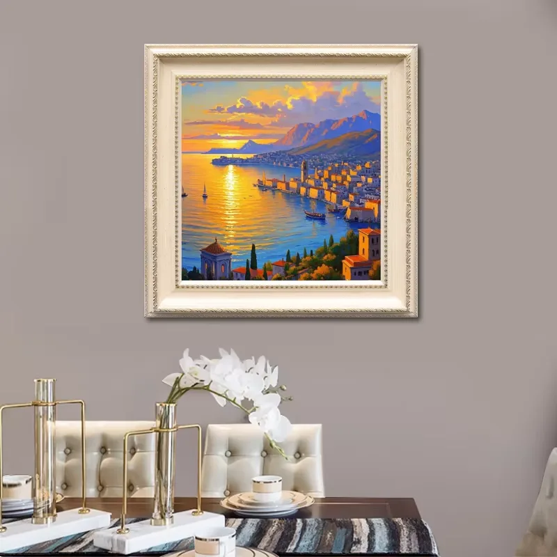 抽象 单幅 装饰画 欧式 餐厅背景墙挂画