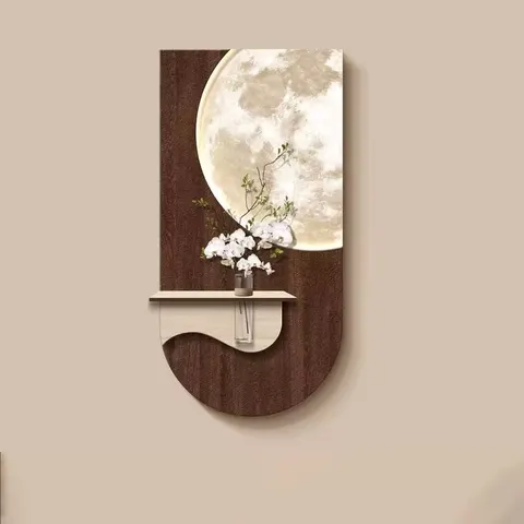 Factory Bulk Sale Sandstone Entrance Hall Decorative Painting Creativity Hydroponic Plants Wall Painting