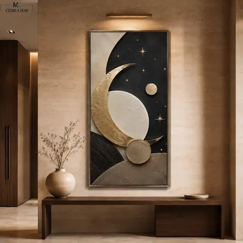 Factory Direct Home Art Painting Luxury Entryway Decor Vertical Foyer Wall Art Factory Direct Home Decor Entryway Artwork