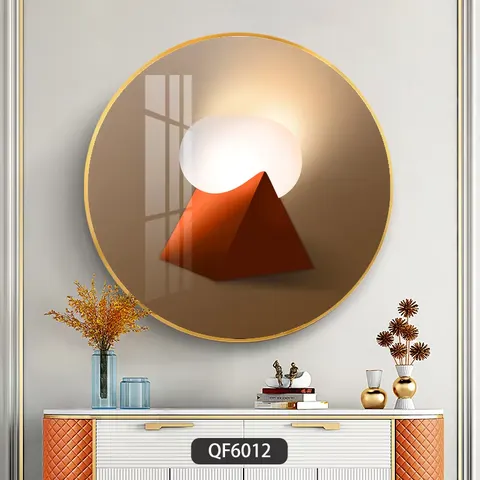 Factory Direct Sale Bedroom Head of Bed Led Wall Art Decoration Sofa Background Wall Crystal Painting and Diamond Painting