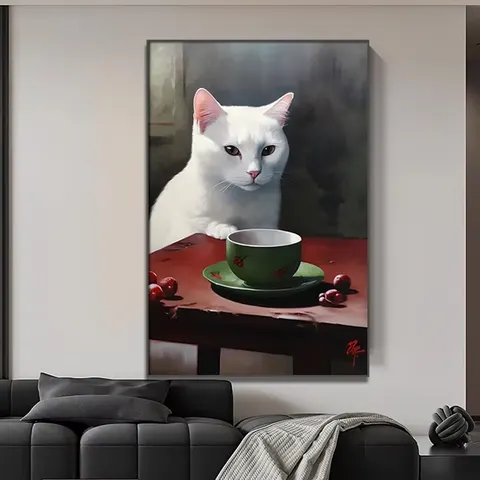 Factory Direct Sale Japanese-style Cartoon Art Home Decor Painting Sofa Feature Wall Oil Canvas Wall Decor Painting