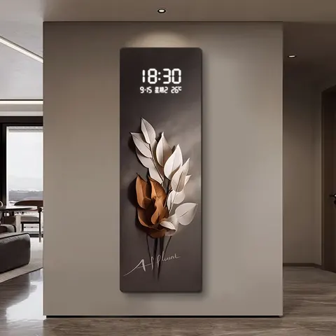 Factory Direct Sales 2026 Year Luxury LED Numbers Electronic Table Entrance Hall Art Home Decor Painting