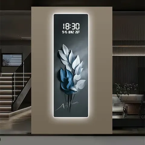 Factory Direct Sales 2026 Year Luxury LED Numbers Electronic Table Entrance Hall Art Home Decor Painting