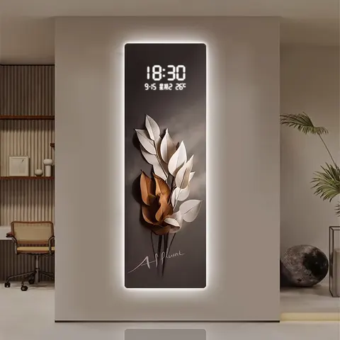 Factory Direct Sales 2026 Year Luxury LED Numbers Electronic Table Entrance Hall Art Home Decor Painting