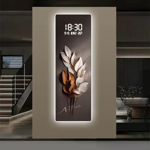 Factory Direct Sales 2026 Year Luxury LED Numbers Electronic Table Entrance Hall Art Home Decor Painting