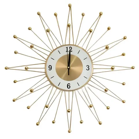 Factory Direct Sales European Style Mute Wall Clock Creativity Ironwork Decoration Wall Clock
