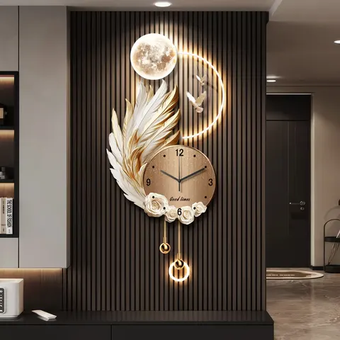 Factory Direct Sales Feathers Acrylic LED Light Painting UV Engraving Art Home Decor Painting
